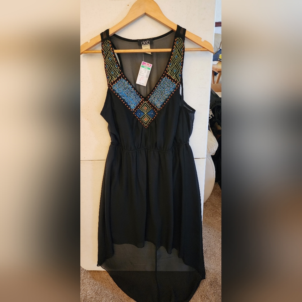 COPY - Black high low dress